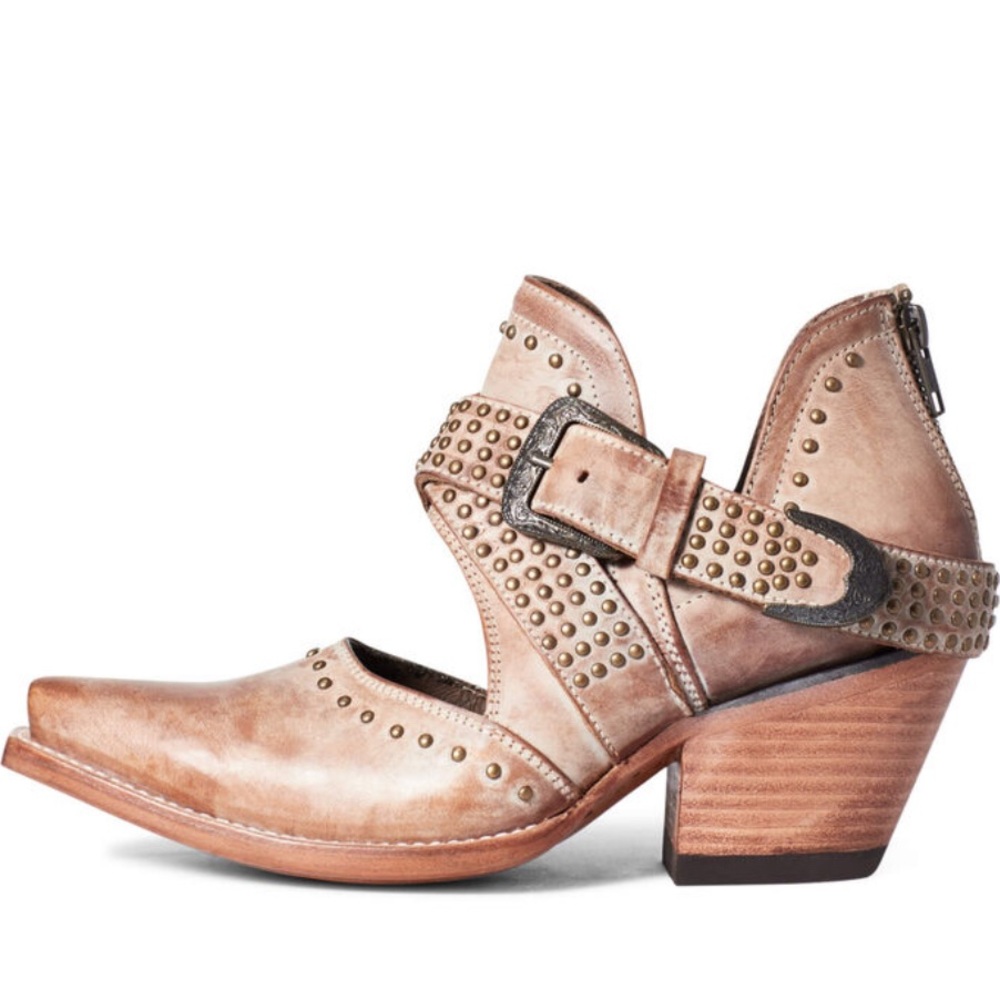 Ariat Women’s Dixon Rock N Roll Western Boot Natural Tan